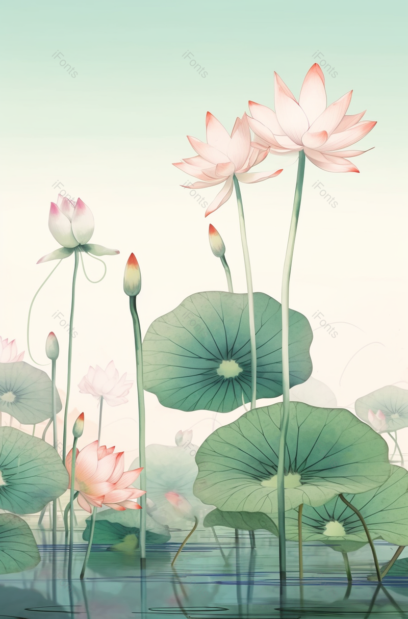 绿色节气立夏清新插画背景,插画/手绘图,插画/手绘图库,插画/手绘图下载,插画/手绘